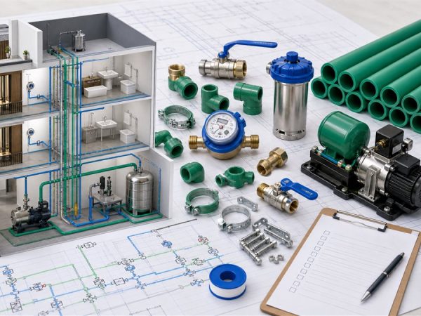 Hệ thống cấp nước nhà phố từ A đến Z: Sơ đồ và vật tư cần thiết