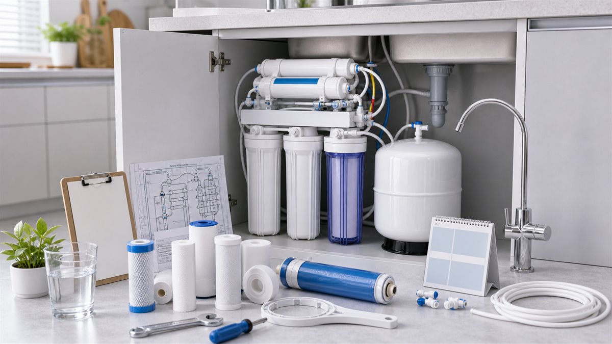 Máy lọc RO dưới bếp: Hướng dẫn chọn và bảo trì đúng cách