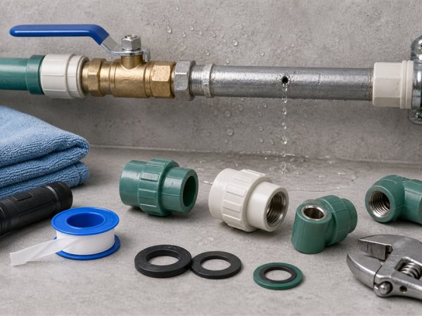 Cách sửa rò rỉ ống nước tại nhà: Từ rò mối ren đến rò thân ống