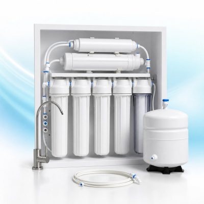 Bộ lọc RO 5 lõi âm tường 75 GPD