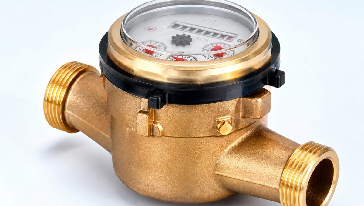 Đồng hồ nước DN20 mặt đồng cánh quạt
