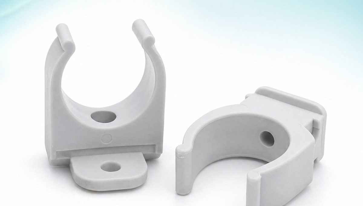 Kẹp ống nhựa Ø20mm kẹp tường đơn