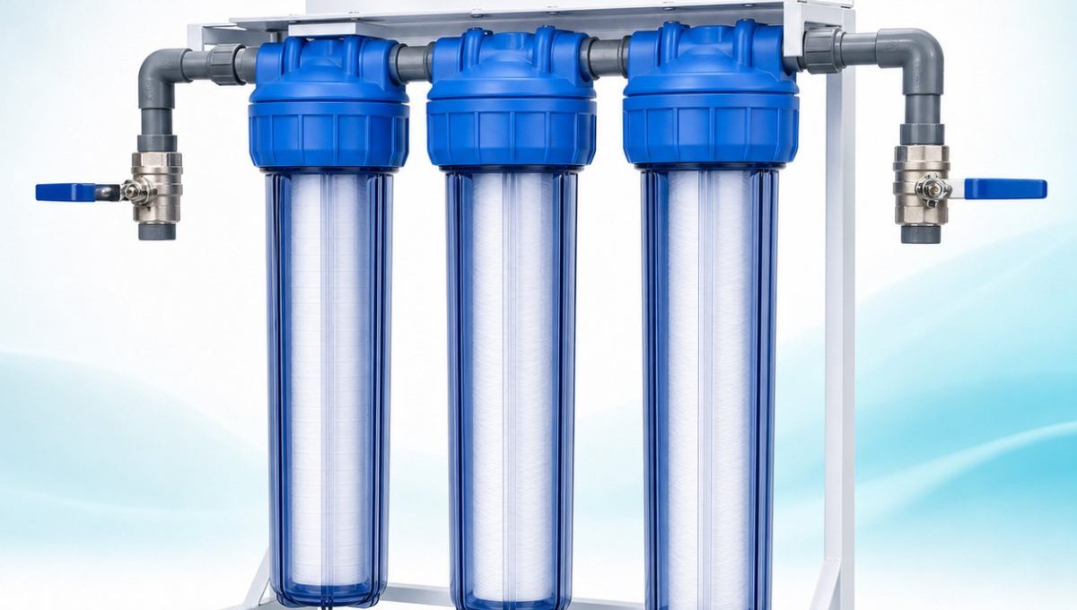 Máy lọc nước giếng khoan tổng 3 bình