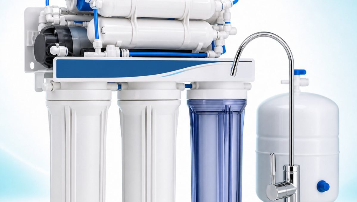 Máy lọc nước RO 5 lõi dưới bếp 50GPD tự động