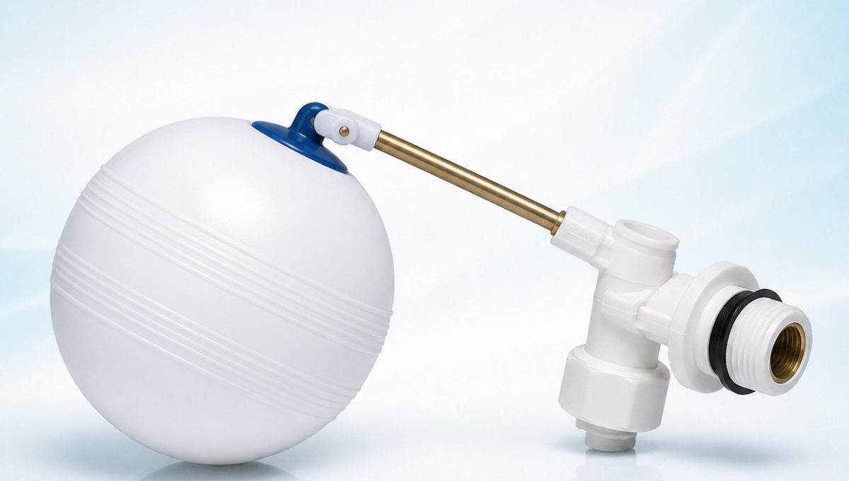 Phao cơ bồn nước nhựa PP đường kính 20cm