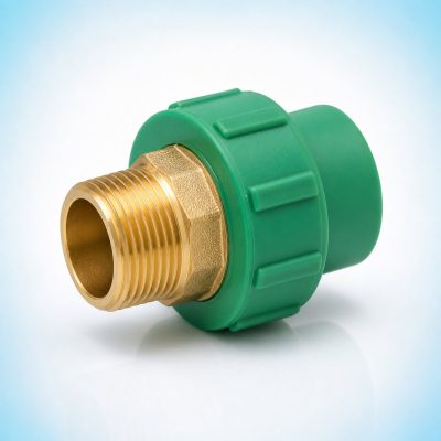 Rắc co PPR D25 ren ngoài 1/2 inch Bình Minh