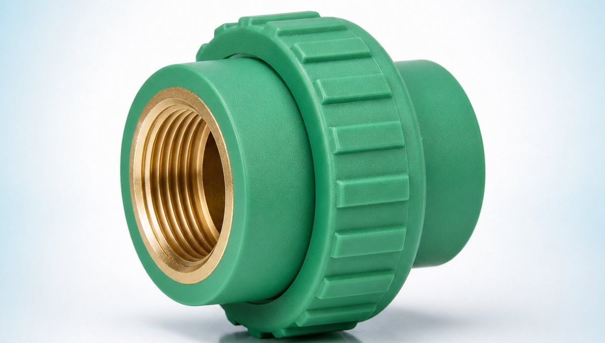 Rắc co PPR đầu đồng D25 x 3/4 inch