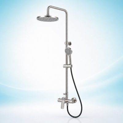 Sen cây tắm đứng inox 304 nóng lạnh cao 1m2