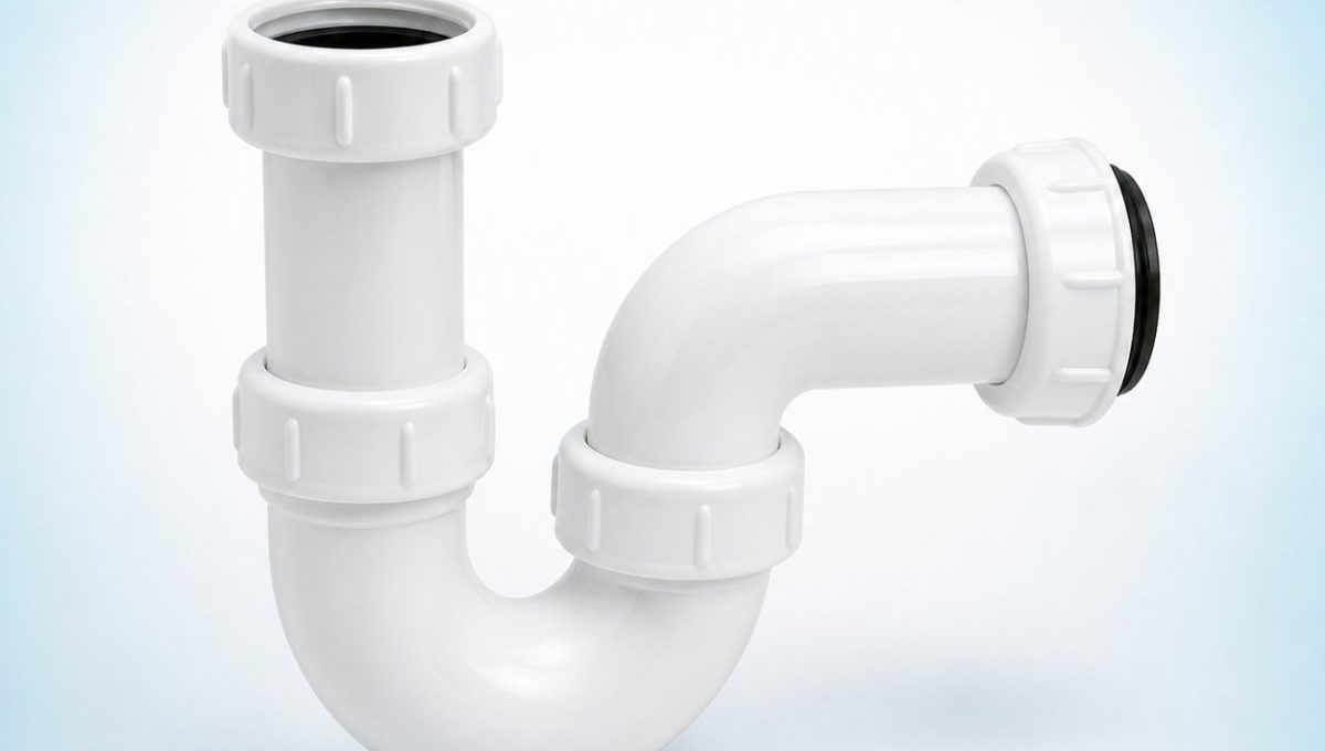 Siphon rửa chén P-trap nhựa D40