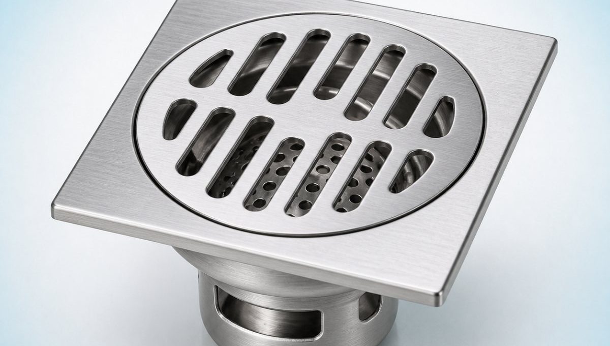 Thoát sàn inox 304 chống mùi có nắp