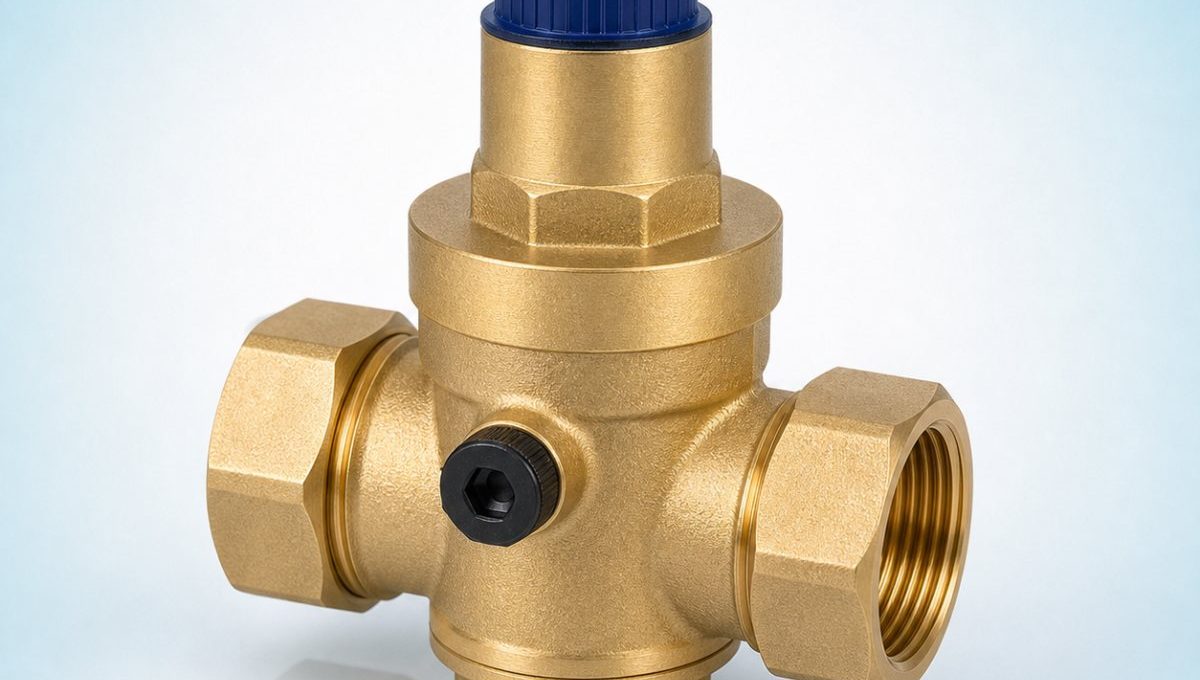 Van giảm áp đồng DN25 cài sẵn 3 bar