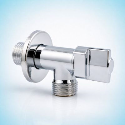 Van góc đồng DN15 dưới bồn cầu, chậu